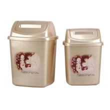 Plastic Creative Flip-on Garbage Bin (A11-2013)